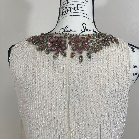 Mac Duggal Jeweled Neck Sequin Sleeveless Dress size 12 - Picture 8 of 11